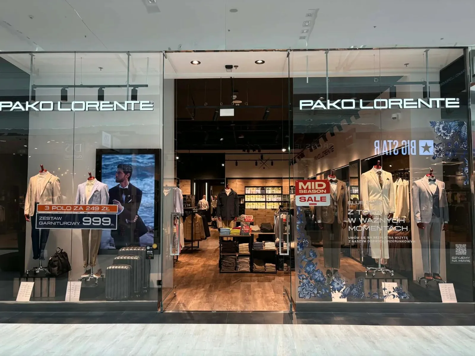 odzież męska, garnitury, koszule Kraków Pako Lorente