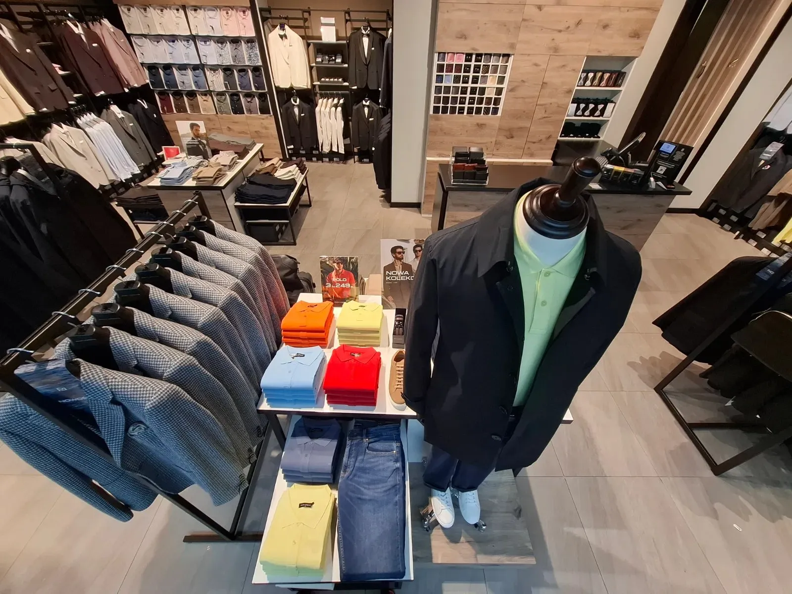 odzież męska, garnitury, koszule Piła Pako Lorente