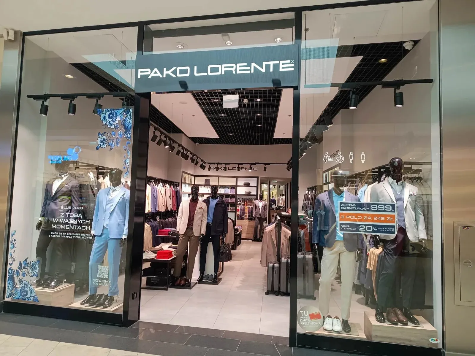 odzież męska, garnitury, koszule Toruń Pako Lorente