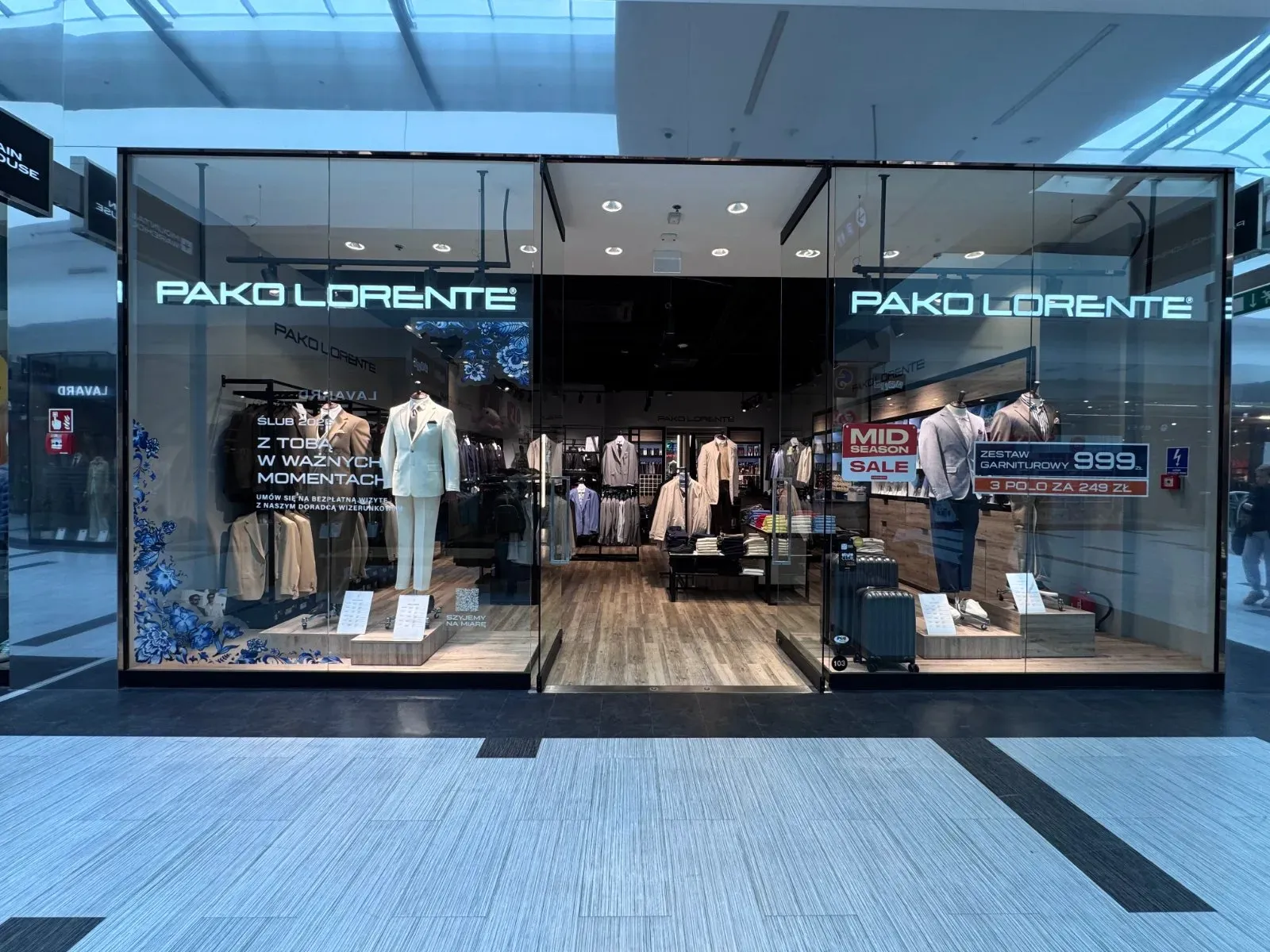 odzież męska, garnitury, koszule Warszawa Pako Lorente