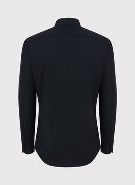 Bawełniana czarna koszula męska