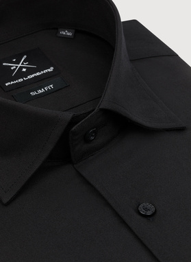 Męska elegancka koszula w kolorze czarnym