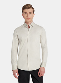 Oliwkowa koszula męska