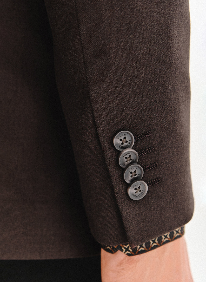 Brązowa marynarka męska