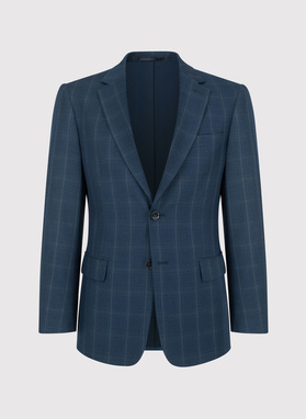 Granatowa marynarka garniturowa P21WF-3G-077-G-S