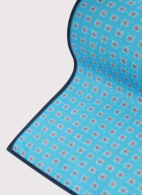 Dwustronna poszetka męska kotwice