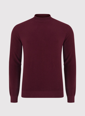 Półgolf męski bordowy P22WF-2X-006-D-0