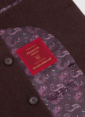 Bordowa marynarka męska