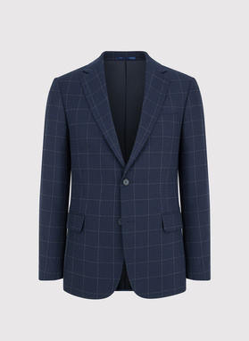 Casualowa marynarka męska w kratę