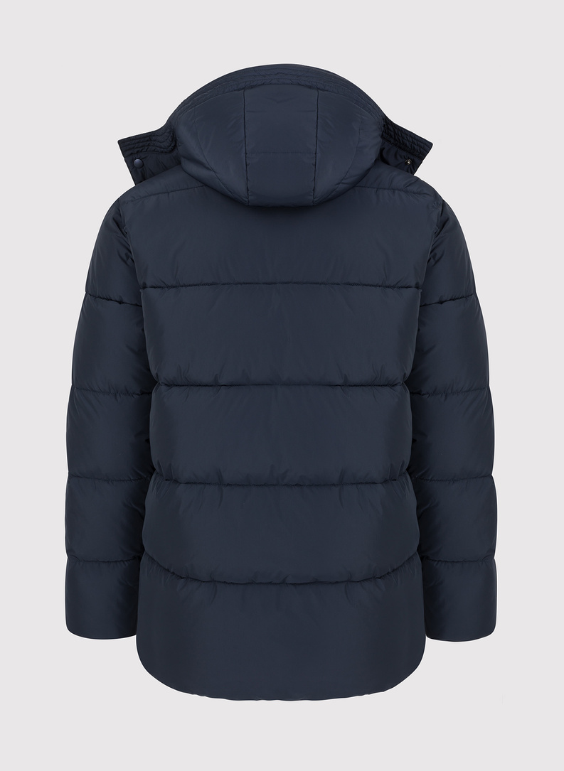 Granatowa zimowa kurtka męska