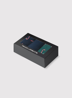 Zestaw skarpet w świąteczne wzory