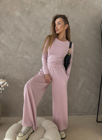 Komplet damski BARI LONG różowy