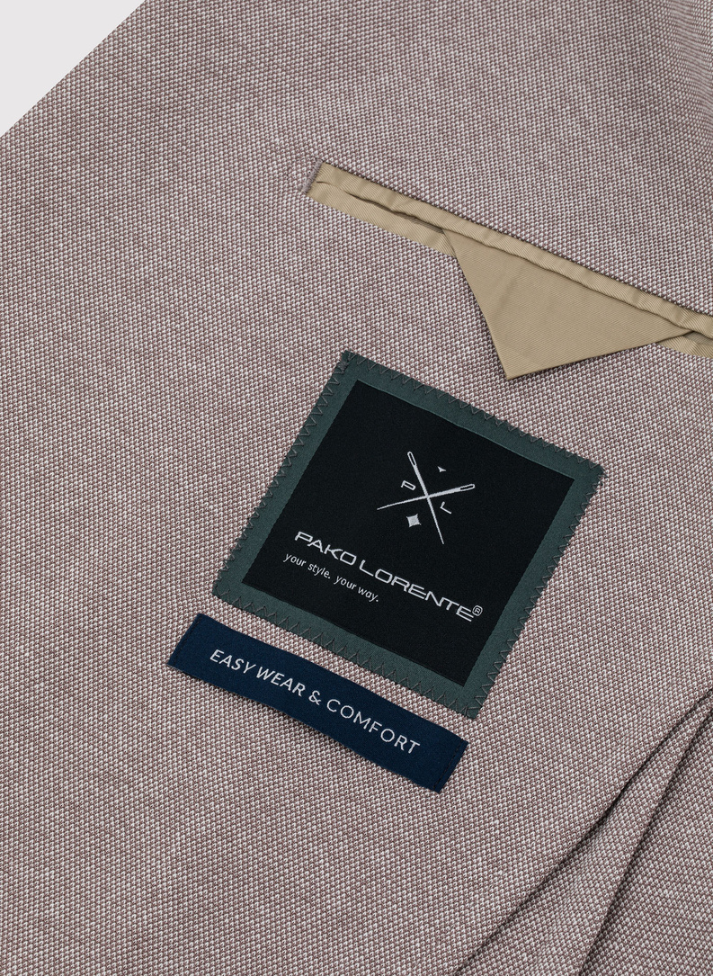 Beżowa męska marynarka casualowa