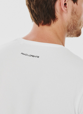 Biały gładki T-shirt Basic