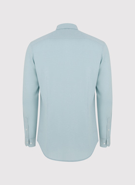 Zielona bawełniana koszula męska