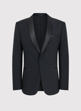 Czarna marynarka smokingowa