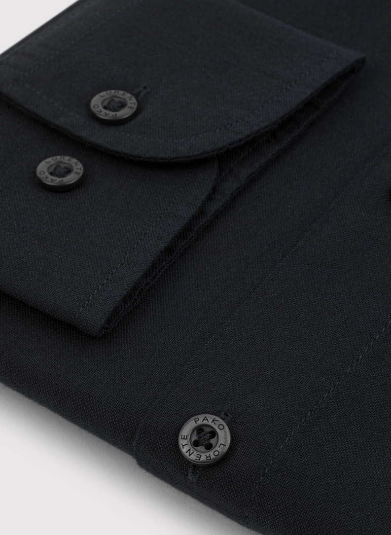 Czarna bawełniana koszula męska