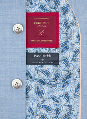 Niebieska marynarka garniturowa P22SP-3G-004-N-S