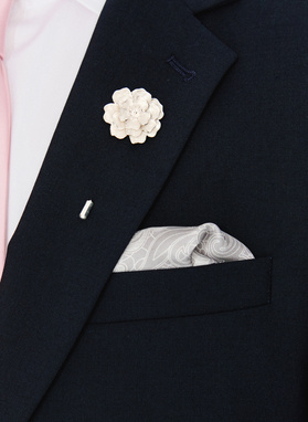 Szpilka do marynarki męskiej magnolia