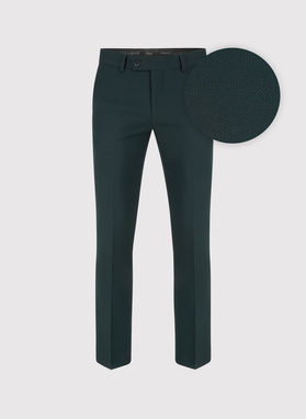 Zielone spodnie garniturowe