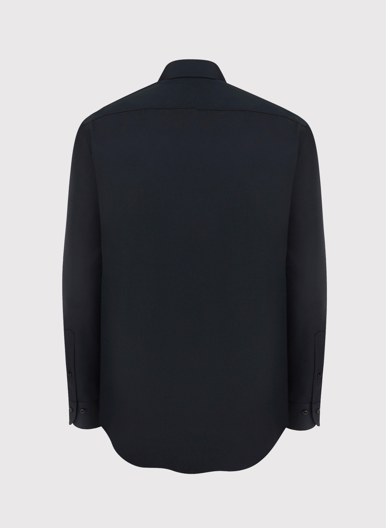 Czarna bawełniana koszula męska