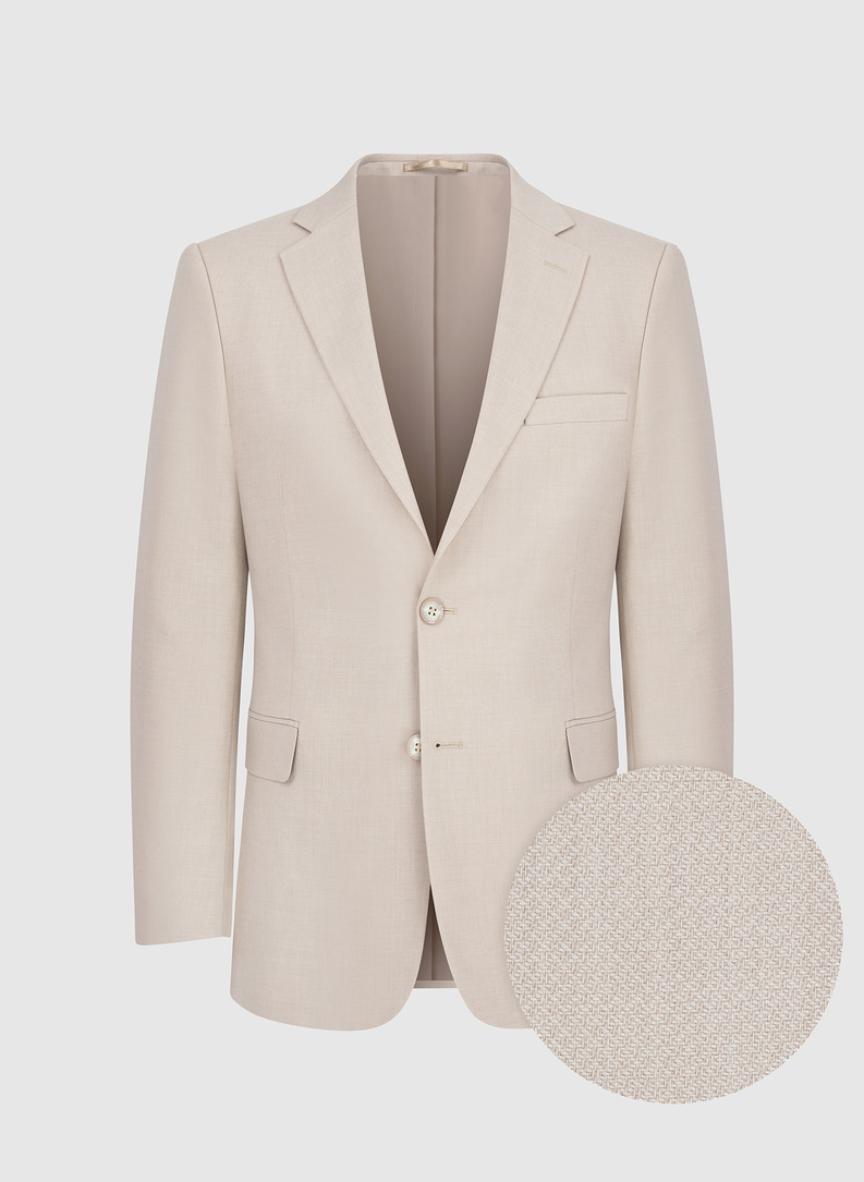 Marynarka garniturowa w kolorze beżowym