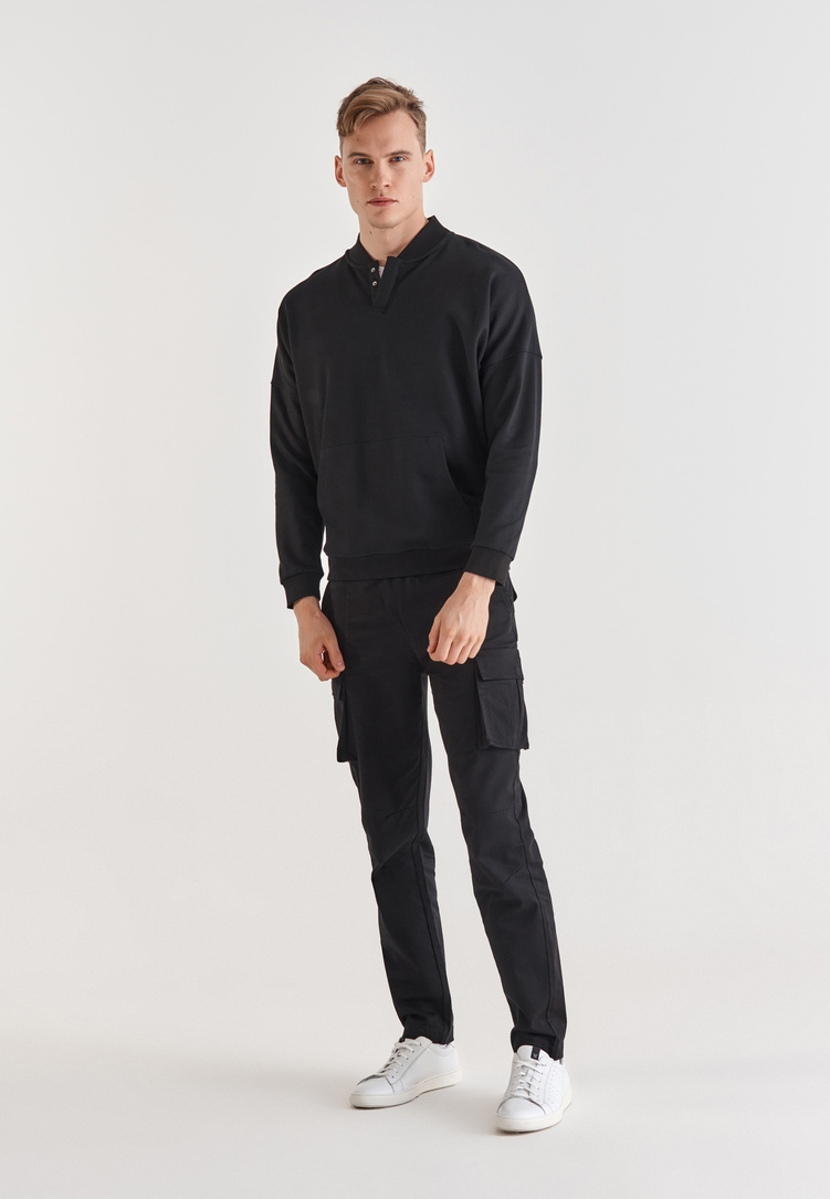 CZARNA BLUZA M21WF-2B-002-C