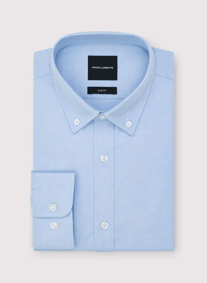 Niebieska koszula męska