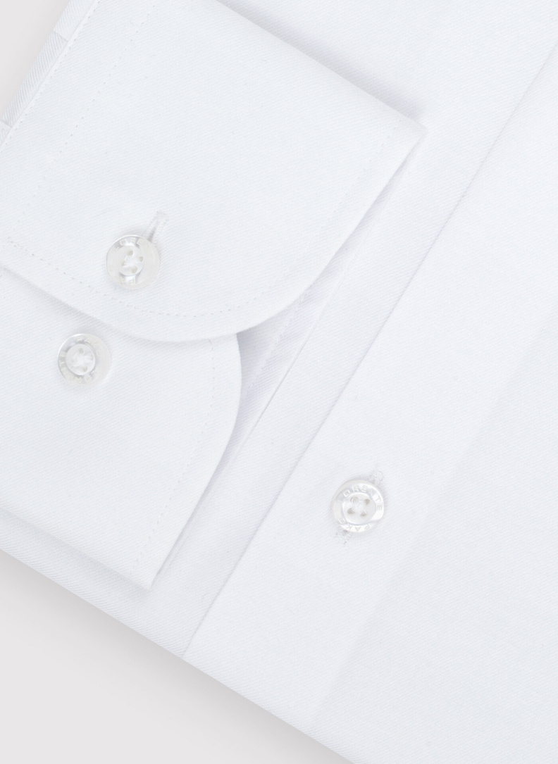 Biała bawełniana koszula męska