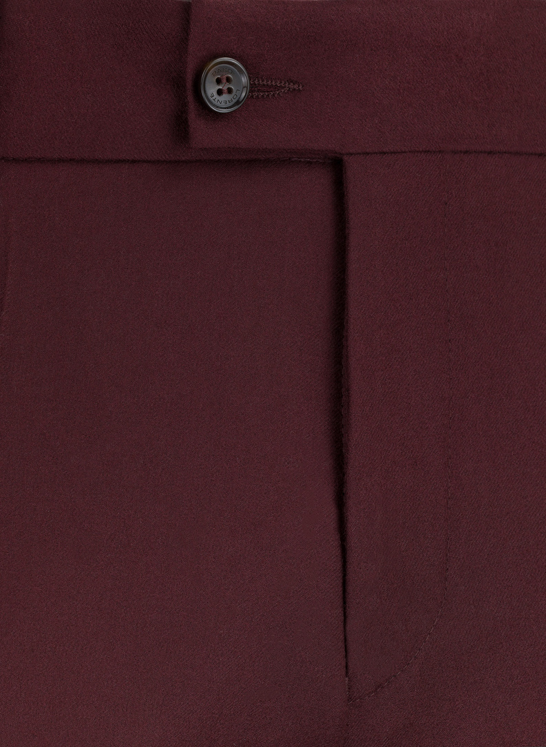 Bordowe spodnie garniturowe P21WP-6G-036-D-S