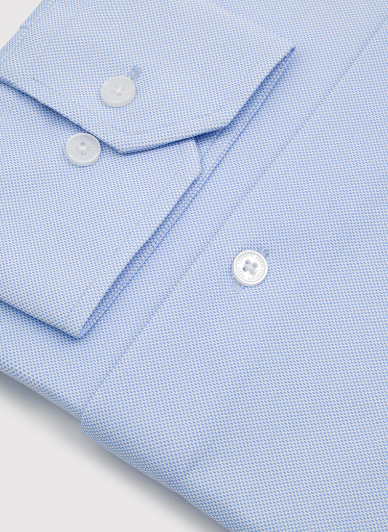 Dzianinowa koszula męska mikrowzór