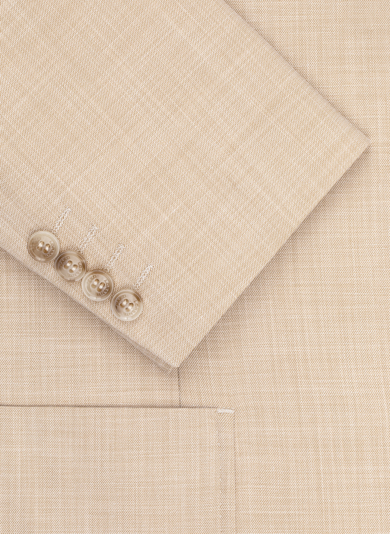 Casualowa marynarka męska w kolorze beżowym