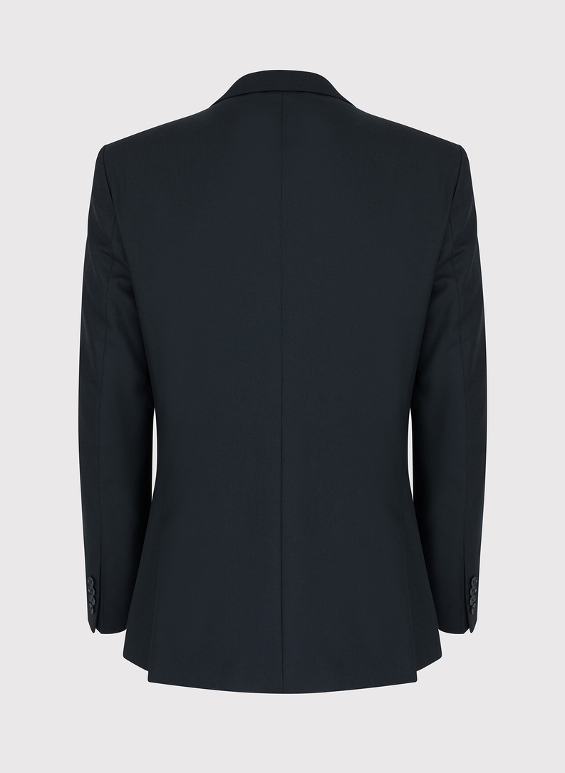 Granatowa marynarka garniturowa