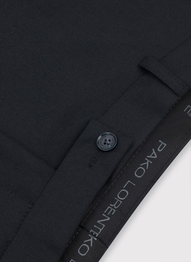 Granatowe spodnie garniturowe