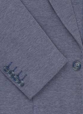 Granatowa marynarka melanż