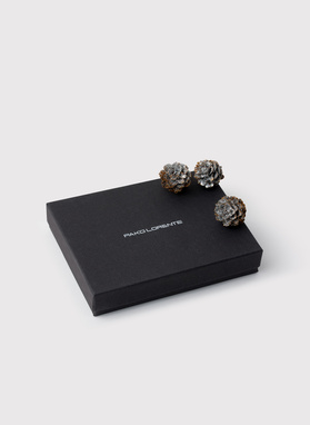 Czarny skórzany portfel męski z klipsem na banknoty 