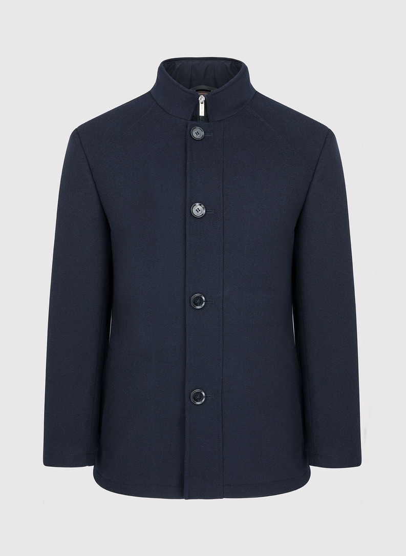 Granatowa klasyczna kurtka męska 