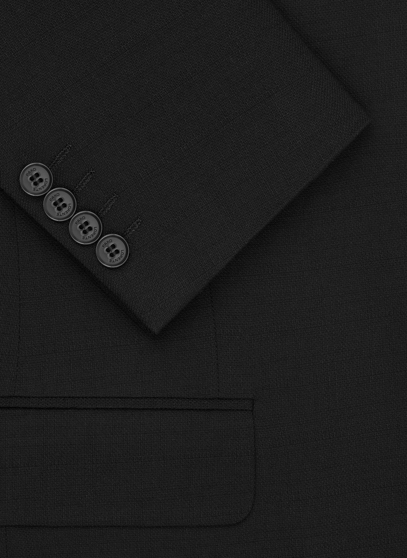 Czarna marynarka garniturowa