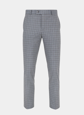 Szare spodnie garniturowe P22SF-6G-008-S-S