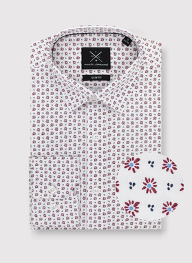 Męska koszula w subtelny wzór