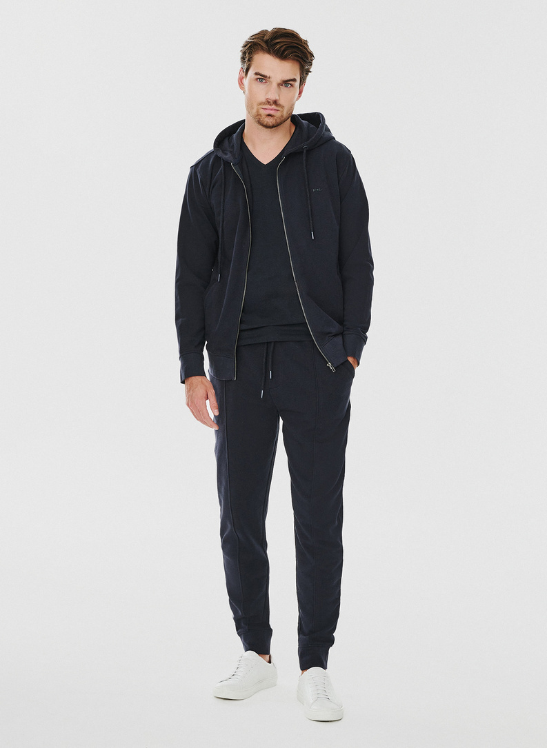 Rozpinana bluza dresowa w granatowym kolorze