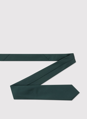 Zielony krawat męski w melanżowy deseń