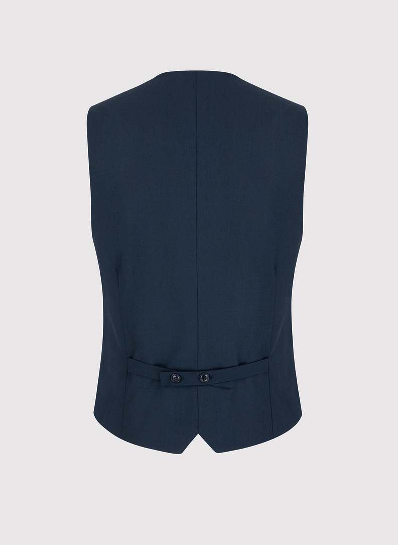 Granatowa kamizelka garniturowa