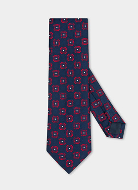 Krawat męski granatowy P21WF-KX-278-G-0