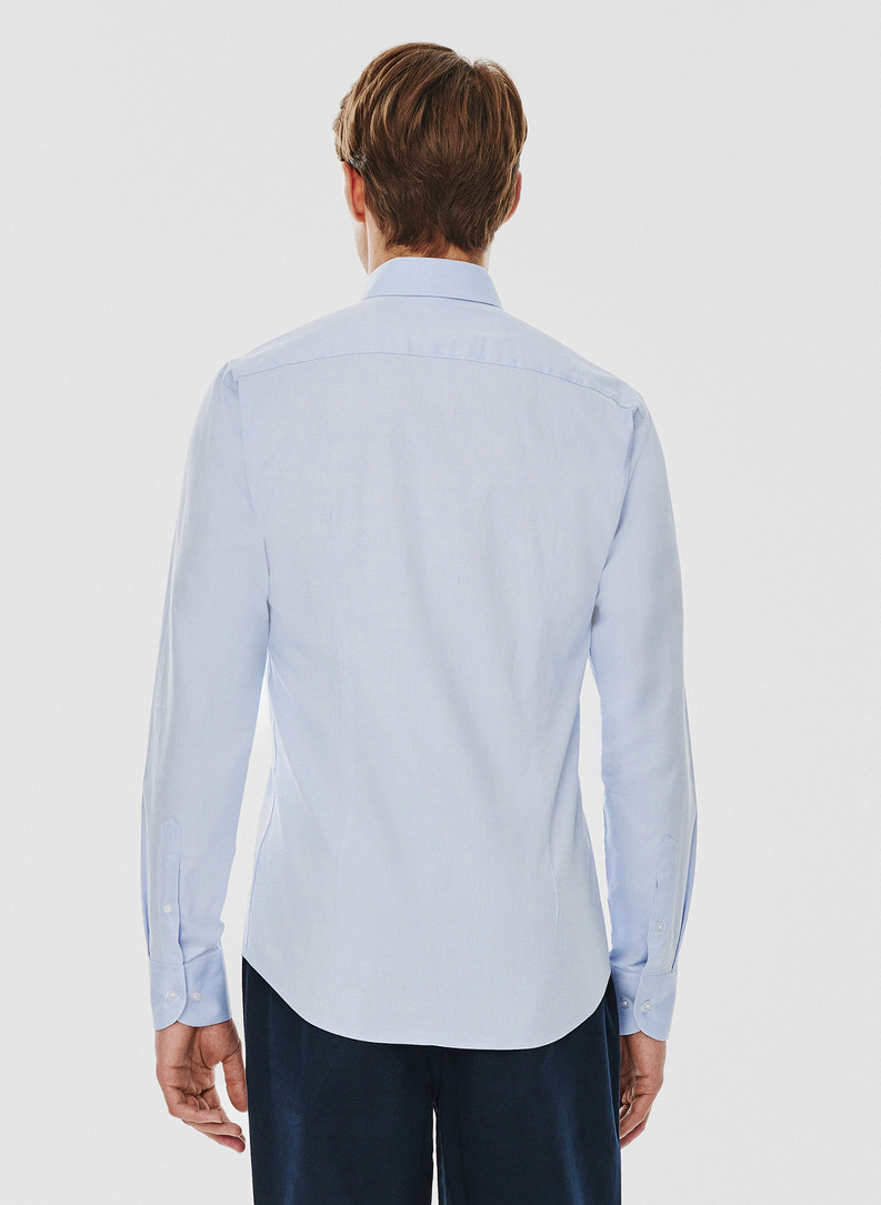 Niebieska koszula męska