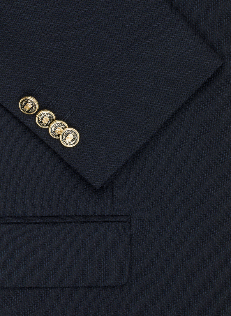 Granatowa casualowa marynarka męska