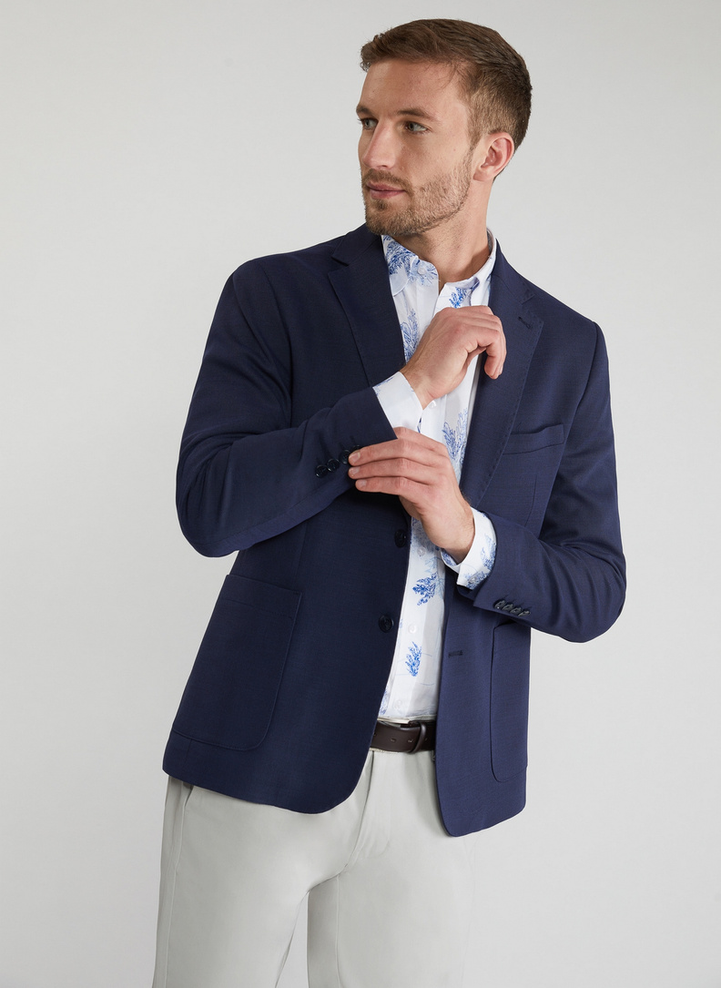 Marynarka męska P22SP-3X-022-G-S