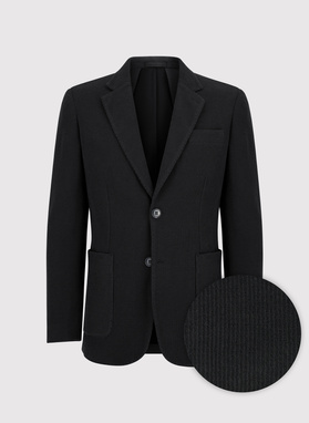 Bawełniana marynarka męska w kolorze czarnym