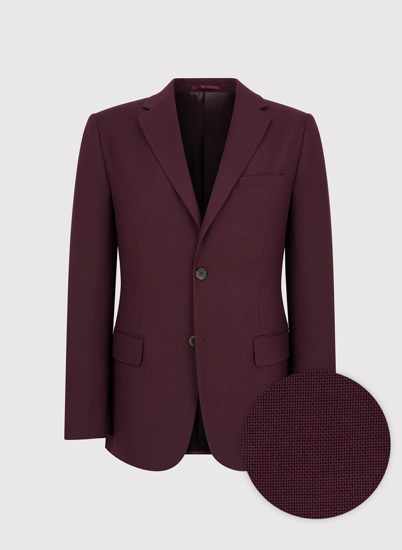 Marynarka garniturowa w kolorze bordowym