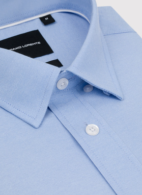 Niebieska koszula męska